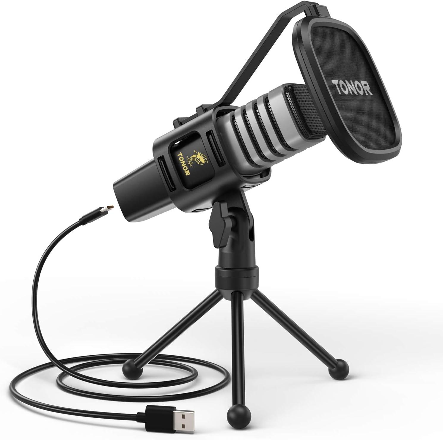 TONOR Micro PC TC-30, USB Microphone Professionnel